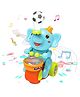 NIYAMAT Dancing Ball Elephant Musical Toy Flashing Light and Amazing Sound Beating Drum with Levitation Ball on Nose Along for Kids Boys & Girls - Multicolor