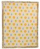 Pluchi Safari Friends Natural & Multi Color Knitted Blanket with Faux Fur Back for Babies