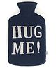 Pluchi Hug Me Navy Melange & Natural Color Combed Cotton Hot Water Bottle Cover