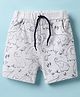 Wonderchild Baby Elephants Printed Shorts - Light Grey