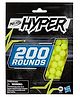Nerf Hyper 200 Round Refill With Pack of 200 Official Nerf Hyper Rounds - Neon Green