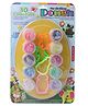 Prime Dough With Color Bottle Set Of 10 & 4 Moulds - Multicolour
