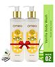 Omeo Vanilla Body Wash & Shower Gel With Goodness of AloeVera | Nourishing, Smoothing, Conditioning and Smells Delicious, Pack of 2 - 200 ml Each