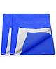 Trance Home Linen Supersoft Soft Extra Absorbent Water Proof Baby Dry Sheet for Kids- Medium Pack of 2 - Ink Blue