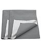 Trance Home Linen Supersoft Soft Extra Absorbent Water Proof Baby Dry Sheet for Kids- Medium Pack of 2 - Steel Grey