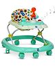 Mee Mee Baby Walker With 3 Level Adjustable Height | with Musical Tray, Detachable Food Tray, 360 Wheels and Comfortable Cushion, BIS Certified | Baby Activity Walker For 6 - 18 Months, Upto To 15 Kg - Green
