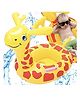 ARCADE TOYS Giraffe Shaped Inflatable Swimming Ring with Double Handle For kids (Colour may vary)