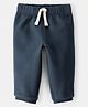Carter's Knit Ankle Length Solid Color Lounge Pant - Navy Blue