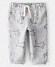 Carter's Knit Ankle Length Lounge Pant with Animal Print - Grey
