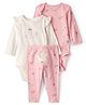 Carter's Knit Full Sleeves Onesies with Leggings & Unicorn Print - Pink