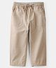 Carter's Knit Ankle Length Solid Color Trousers - Beige