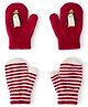 Carter's Knit Gloves With Penguin Print Pack Of 2 - Red