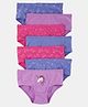 Carter's Knit Panties with Unicorn & Star Print Pack of 7 - Pink Purple & Violet