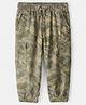 Carter's Knit Full Length Cargo Pants with Camouflage Print - Olive Tan & Grey