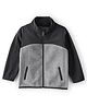 Carter's Knit Full Sleeves Sweat Jacket With Cut & Sew Design - Grey