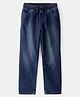 Carter's Knit Full Length Solid Color Denim Jeans - Navy Blue