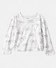 Carter's Knit Full Sleeves Bow Printed Top - Light Grey