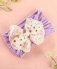 KIDLINGSS Polka Dots Designed Bow Designed Headband - KIDLINGSS Polka Dots Designed Bow Designed Headband - Peach