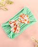 Little Peas Textured Bow Designed Headband - Sea Green