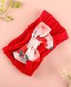 KIDLINGSS Bow Applique Detailed Floral Designed Headband - Red