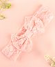 KIDLINGSS Mesh Detailed Bow Designed Headband - Peach