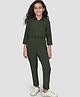 Uptownie Three Fourth Sleeves Solid Jumpsuit - Green