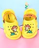 Cute Walk by Babyhug Clogs with Backstrap & Applique - Yellow