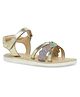 Aria+Nica Twisted Open Toe Sandals - Rainbow