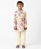 Nauti Nati Cotton Full Sleeves Floral Printed Kurta Pyjama Set - Multi Colour
