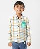 Nauti Nati Cotton Twill Full Sleeves Checked & Porcupine Printed Shirt - Multi Colour