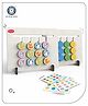 Aditi Toys Wooden Sorting Puzzle Board, Circle Circus Color & Animal Matching Brain Teaser Game, Educational Learning Toy with Sliding Circles, Flashcards, Perfect for Preschool Kids Age Above 3+ Years