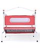 Infanto Compact Baby Cradle Super Deluxe, Palna, Jhula, Totil, Swing, with Storage Basket, multipurpose use ,with Breathable Net Cover, Anti-Skid Pad - 0 to 12 Months - CC29B-SDX RED