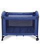Infanto Playpen Cum Cot -2 in One use ,with Travel Bag|Easy Fold | Compact and Highly Portabl | Double-Layer Pad | Breathable Mesh -BLUE