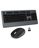 Archer Tech Lab ACE-K100 Wireless Keyboard and Mouse Combo 104 Keys, 1200 DPI Mouse, 125Hz Polling Rate,3-Button Design, 3 Million Lifespan, Windows Compatibility, Multimedia Keys & Membrane Switches