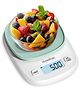 HOMEBASIC KS200 Portable Digital Weighing scale for Kitchen (G, lb, oz, ml) Up to 5kg Weight Machine for Food Healthy Diet Fitness Home Baking Cooking| Bright LCD Touch Button Tare Function (GREEN)