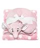 FunBlast Baby Wrap Blanket with Soft Elephant Shaped Pillow for New Born Baby  Pink
