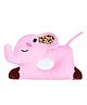 FunBlast Elephant Shape Pillow for New Born Baby  Pink