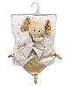 FunBlast Baby Wrap Blanket with Soft Elephant Hanky Rattle for Newborn  Light Brown