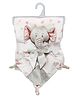 FunBlast Baby Wrap Blanket with Soft Elephant Hanky Rattle for Newborn  Pink