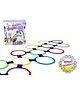 Maru & Sons Unicorn Hopscotch Jumbo Fun Twist Toy - White & Pink