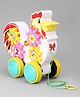 United Agencies Pull Along Rotating Gears Hen - Multicolour