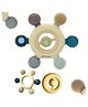 TurtleBee Baby Toy - 2 in 1 Teething Toy- Silicone & Neem Wood Teether, Chewing & Mouthing Sensory Toy for Infants (3-12 Months) - Made in India, Multicolor