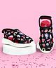 KazarMax Unicorn & Rainbow Designed Velcro Closure Sandals - Black