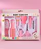 ADKD 10 in 1 Miniature Baby Grooming Kit, Portable Newborn Grooming Essentials, Includes Finger Brush, Nail Scissors, Comb, Tweezer, and More-  Color May Vary