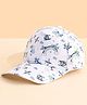 Ziory Aeroplanes & Rainbows Designed Snapback Cap - White