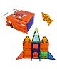 Poptop Magnetic Tiles  50 Pcs Set | Multicolor Tiles/STEAM Learning Toy for Creative Construction | Educational Fun for Kids 3+ | Next-Gen Building Blocks Toy