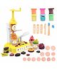 Aditi Toys Play Dough Ice Cream Maker Set, Safe Non-Toxic Dough Kitchen Ice Cream Maker Including 6 Color Dough Tubes Each 50g For Boys Girls, Above 3+ Age (Yellow)