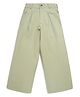 My Milestones Twill Solid Harper Wide Leg Darted Trousers - Khaki