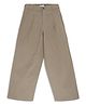 My Milestones Twill Solid Harper Wide Leg Darted Trousers - Beige