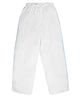My Milestones Cotton Knit Side Taped Pant - White